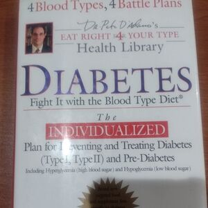 Diabeties Eat Right For Your Type! By Dr Peter J. D. Adams